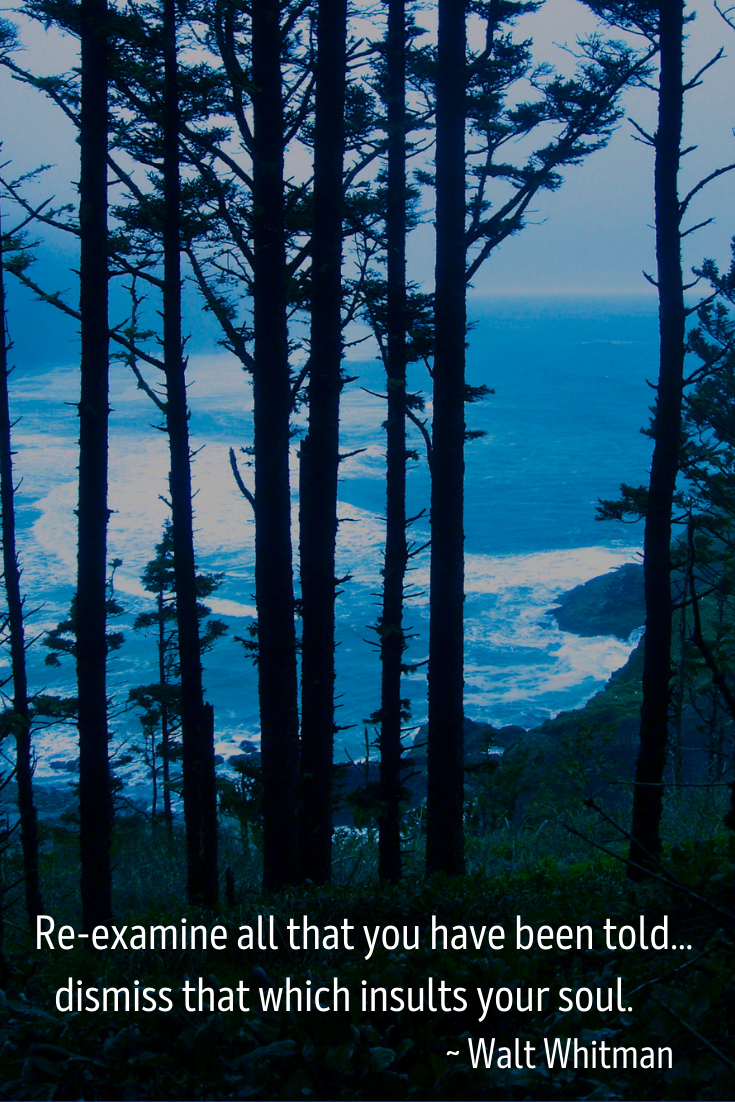 Inspirational quote card from Release